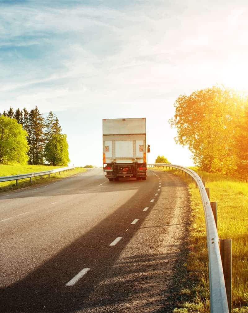 Truck Moving Interstate